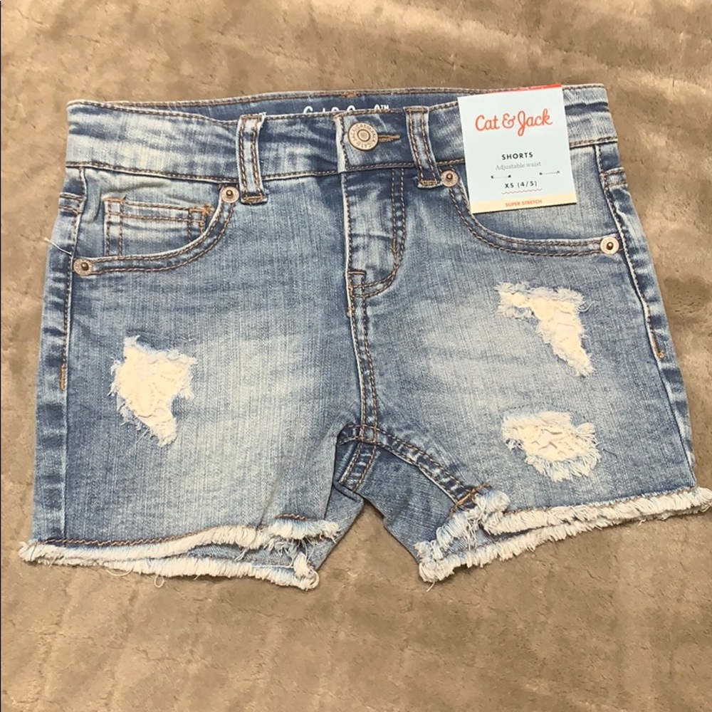 🔥Cat & Jack toddler girls jean shorts